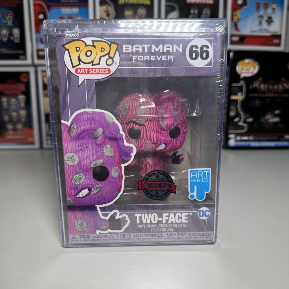 DC Two-Face | Art Series Special Edition | Funko Pop With Hard Case